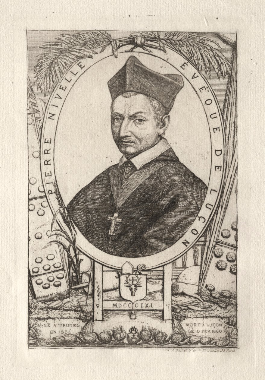 Pierre Nivelle, Luzon püspöke, 1861. alkotó: Charles Meryon