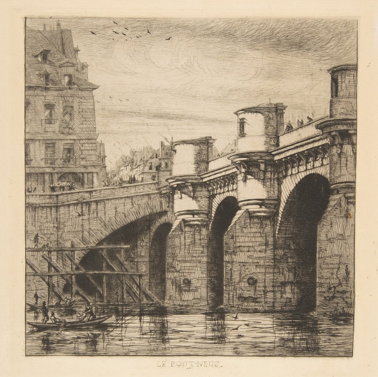 Pont-Neuf, Párizs alkotó: Charles Meryon