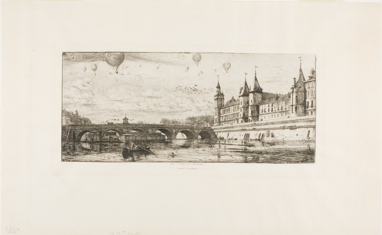 Pont au Change, Párizs alkotó: Charles Meryon