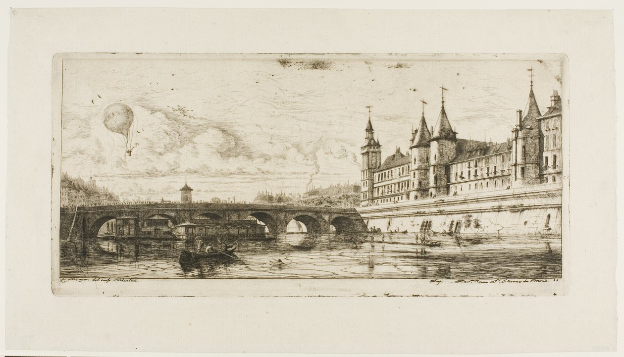 Pont au Change, Párizs alkotó: Charles Meryon