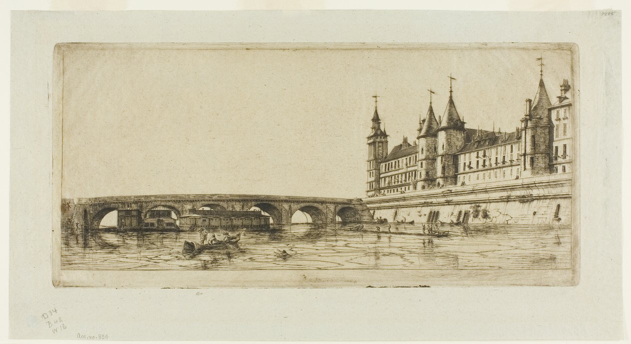Pont au Change, Párizs alkotó: Charles Meryon