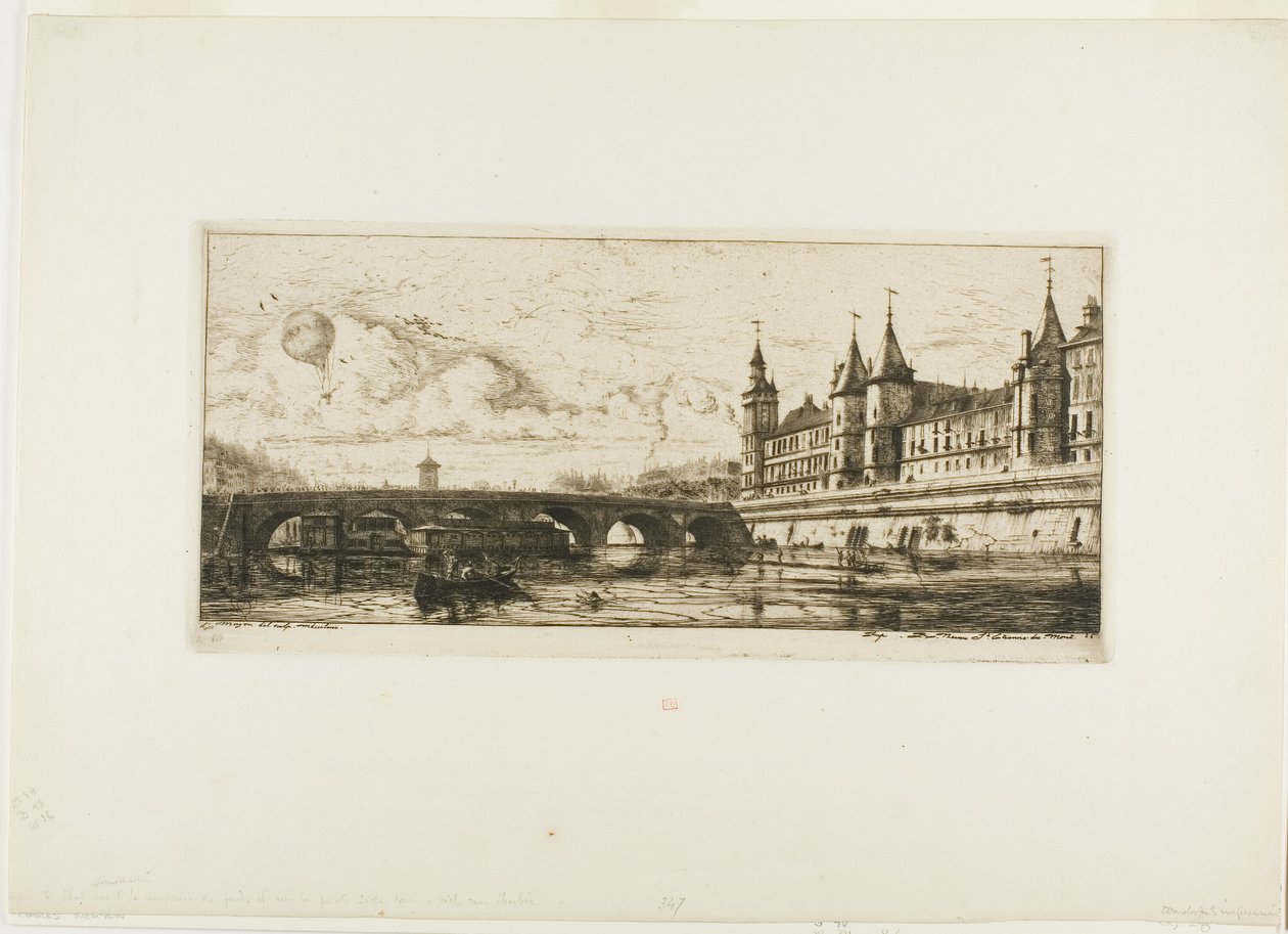 Pont au Change, Párizs alkotó: Charles Meryon