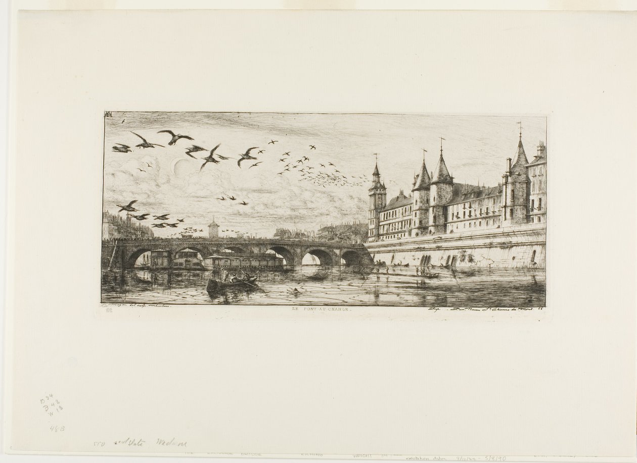 Pont-au-Change, Párizs alkotó: Charles Meryon