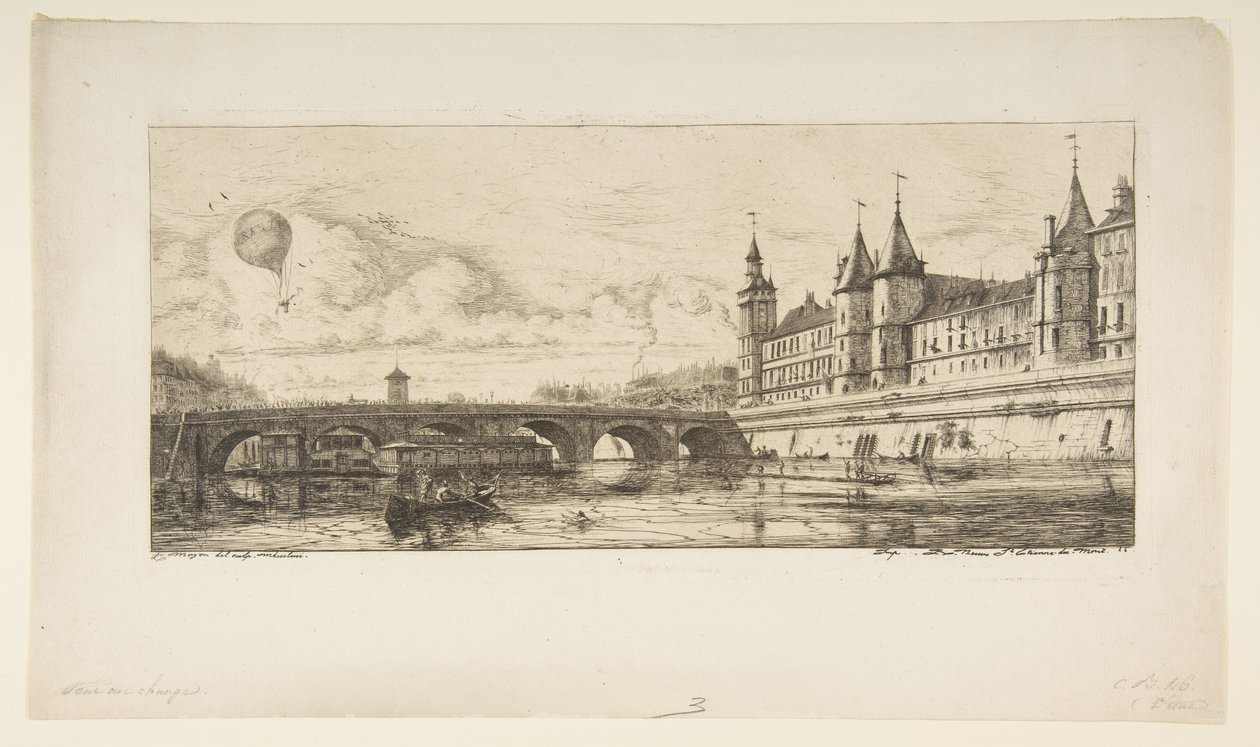 Pont-au-Change, Párizs alkotó: Charles Meryon
