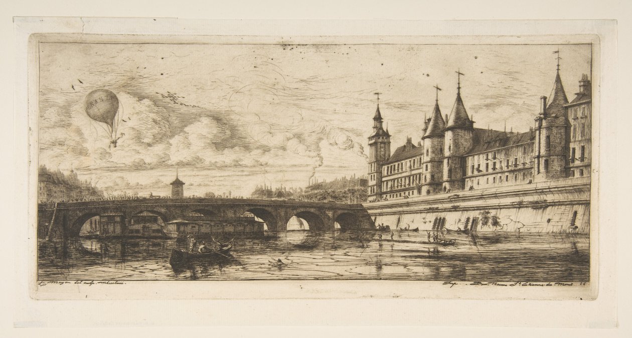Pont au Change, Párizs alkotó: Charles Meryon