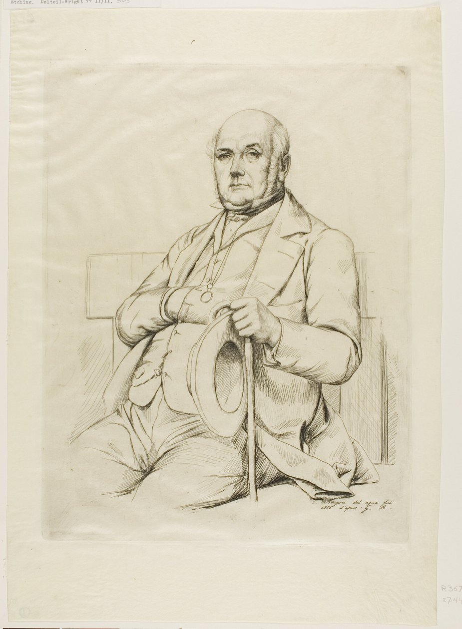 Mese Kázmér portréja alkotó: Charles Meryon