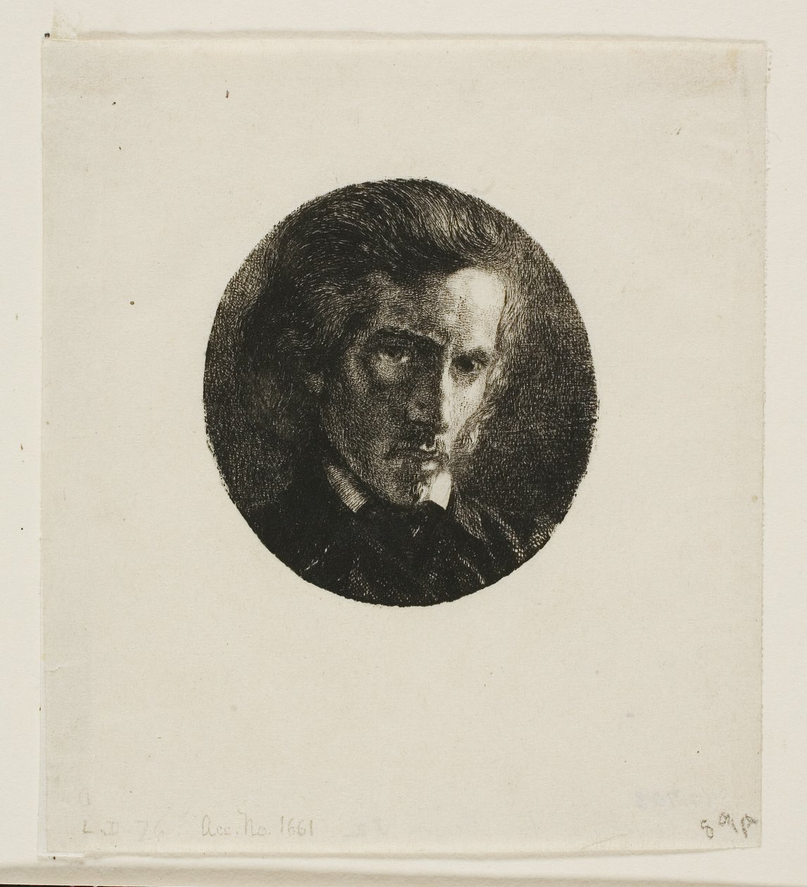 Edmond de Courtives portréja alkotó: Charles Meryon
