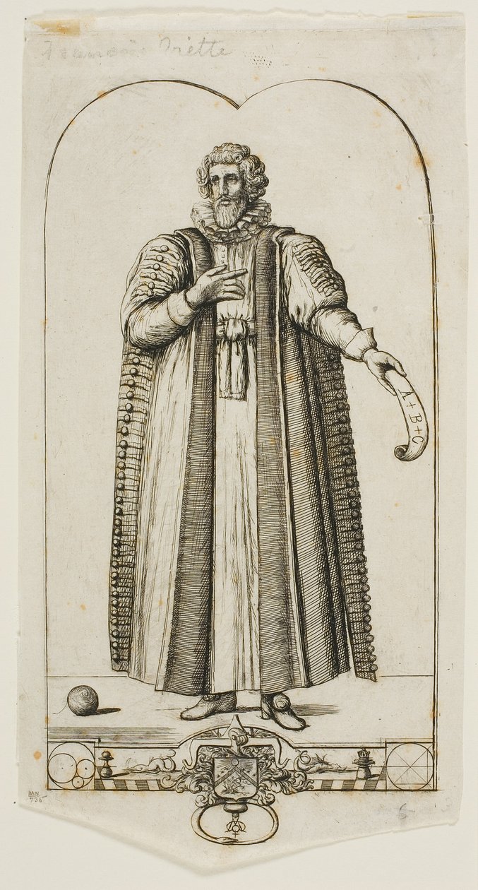 François Viete portréja alkotó: Charles Meryon