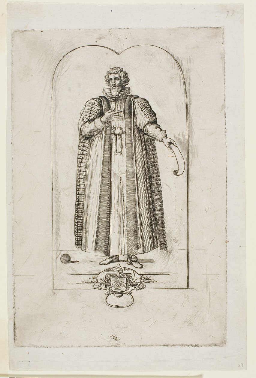 François Viete portréja alkotó: Charles Meryon