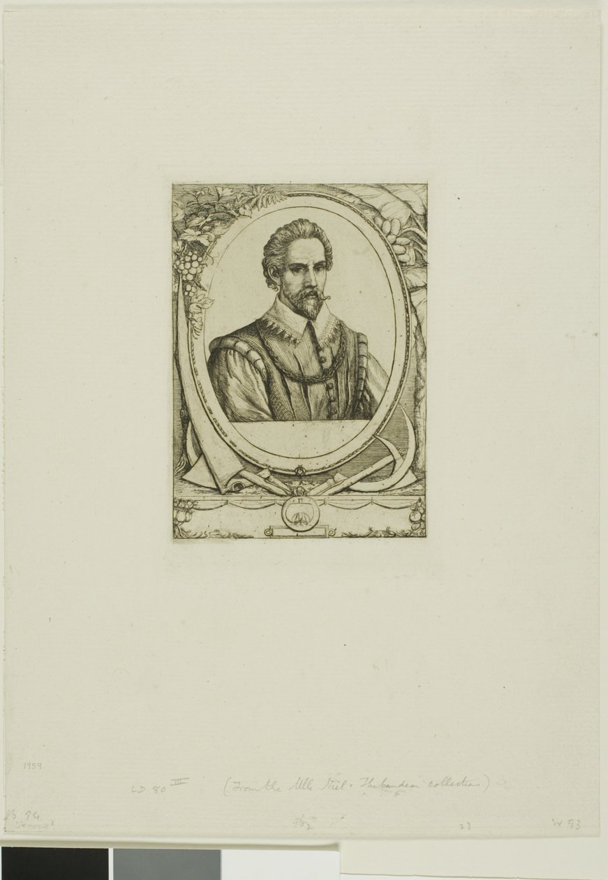René de Laudonnière Sablais (de Burdigale) portréja alkotó: Charles Meryon