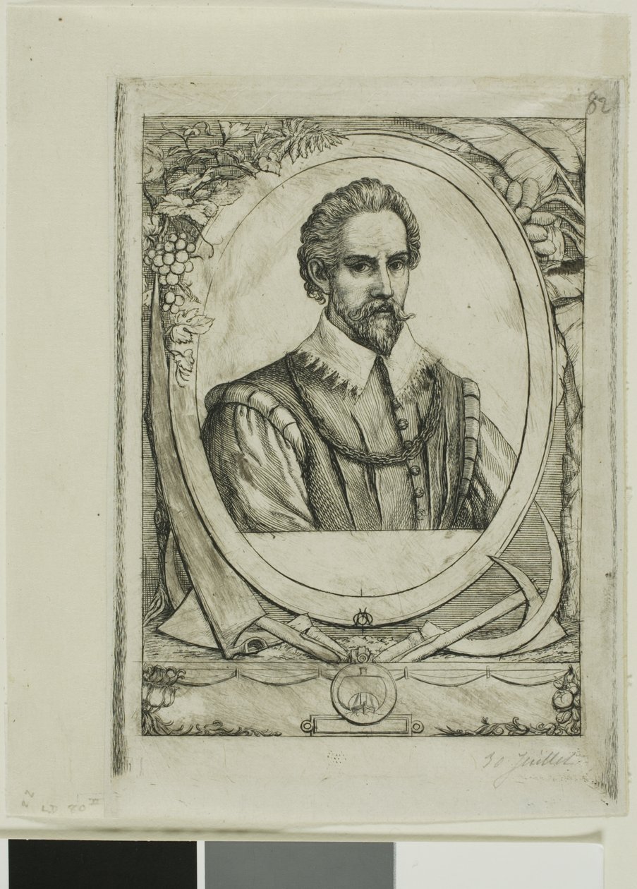 René de Laudonnière Sablais (de Burdigale) portréja alkotó: Charles Meryon