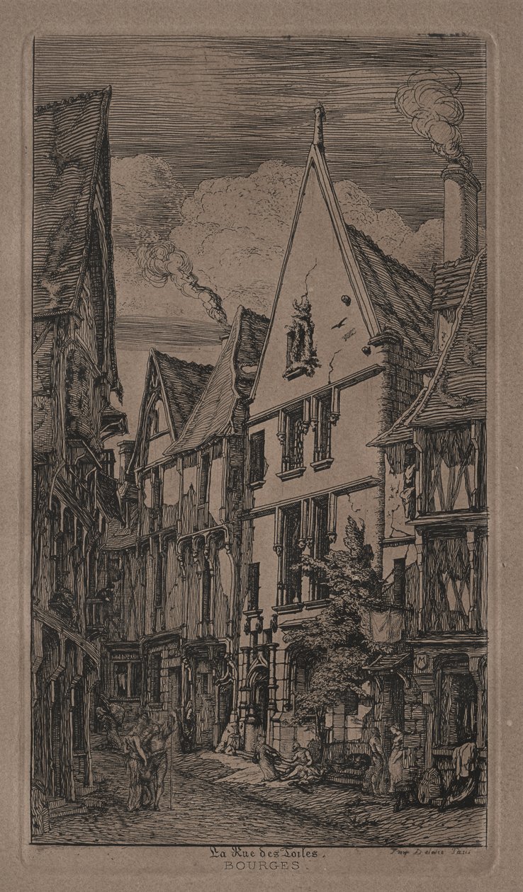 Rue des Toiles, Bourges alkotó: Charles Meryon