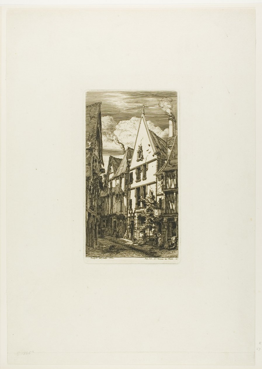 Rue des Toiles, Bourges alkotó: Charles Meryon