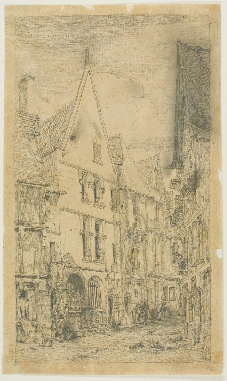 Rue des Toiles, Bourges alkotó: Charles Meryon