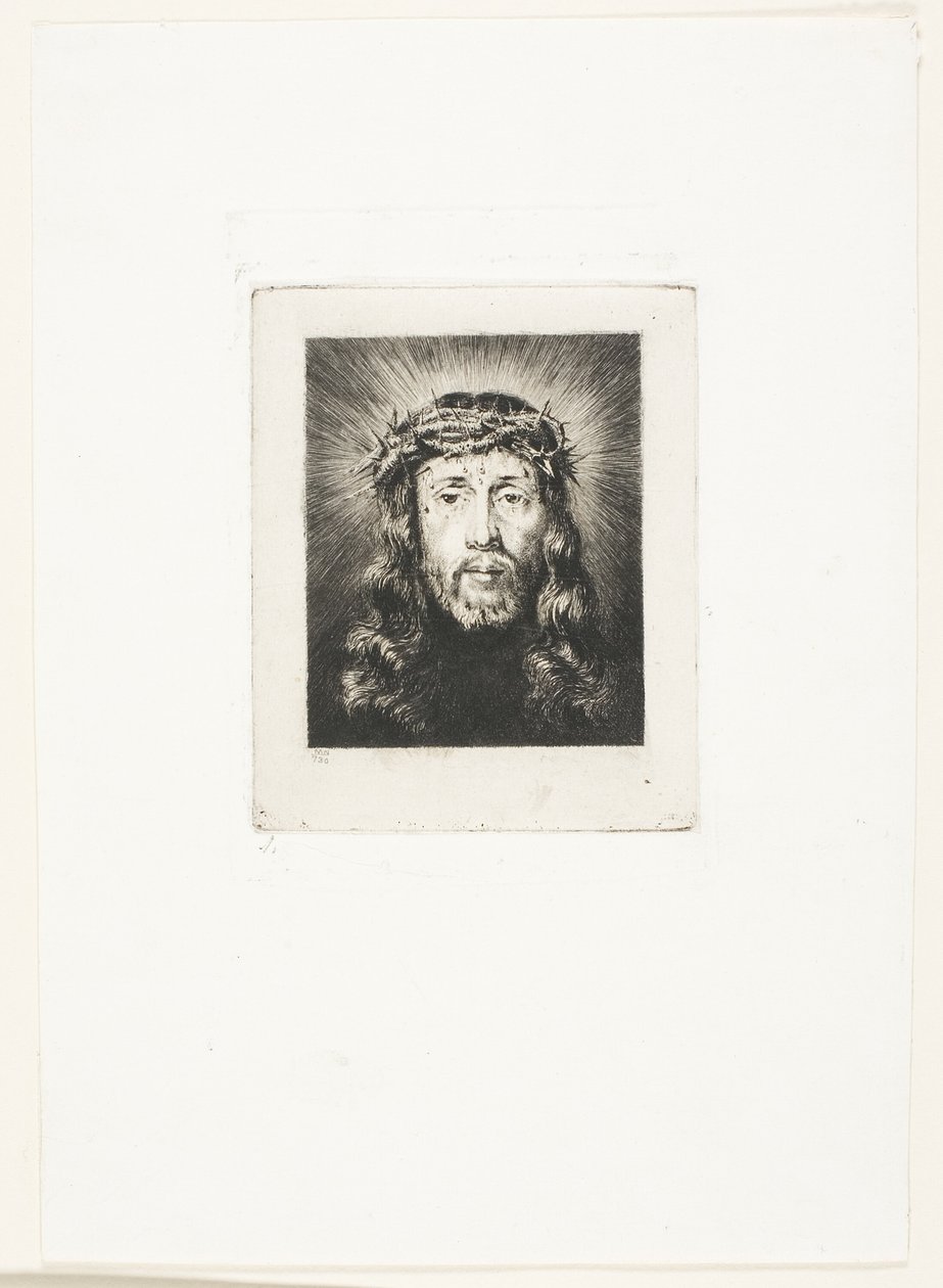 Krisztus Arca alkotó: Charles Meryon