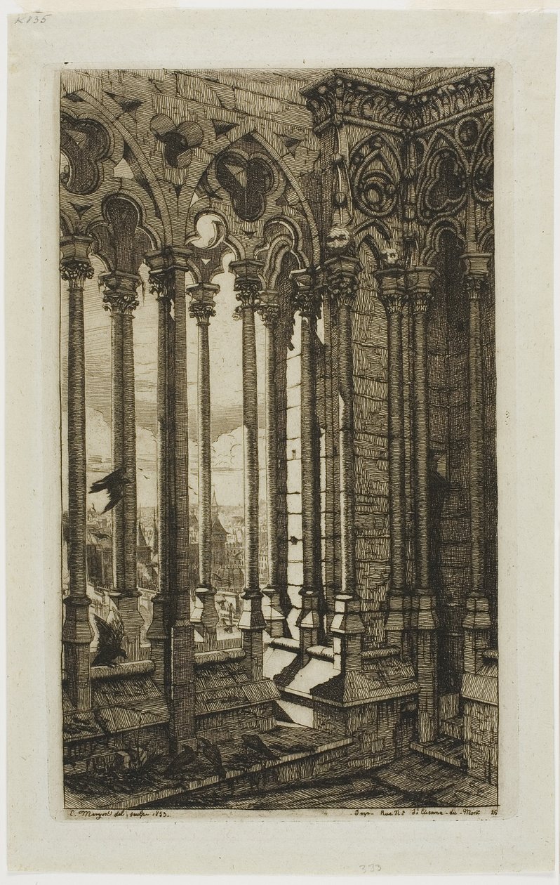 A Notre-Dame Galéria, Párizs alkotó: Charles Meryon