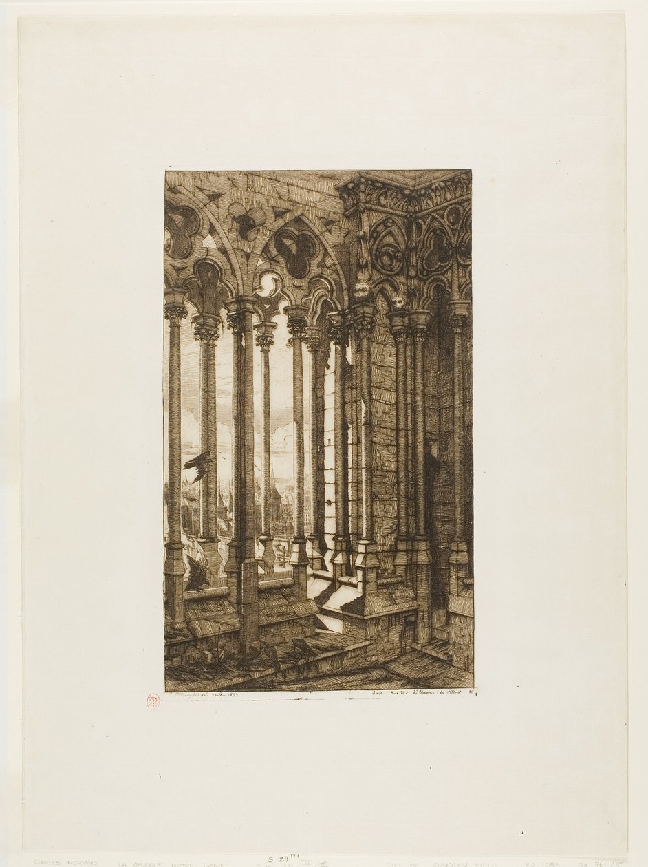 A Notre-Dame Galéria, Párizs alkotó: Charles Meryon