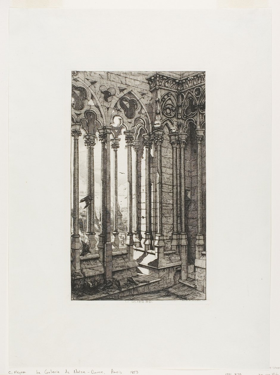 A Notre-Dame Galéria, Párizs alkotó: Charles Meryon