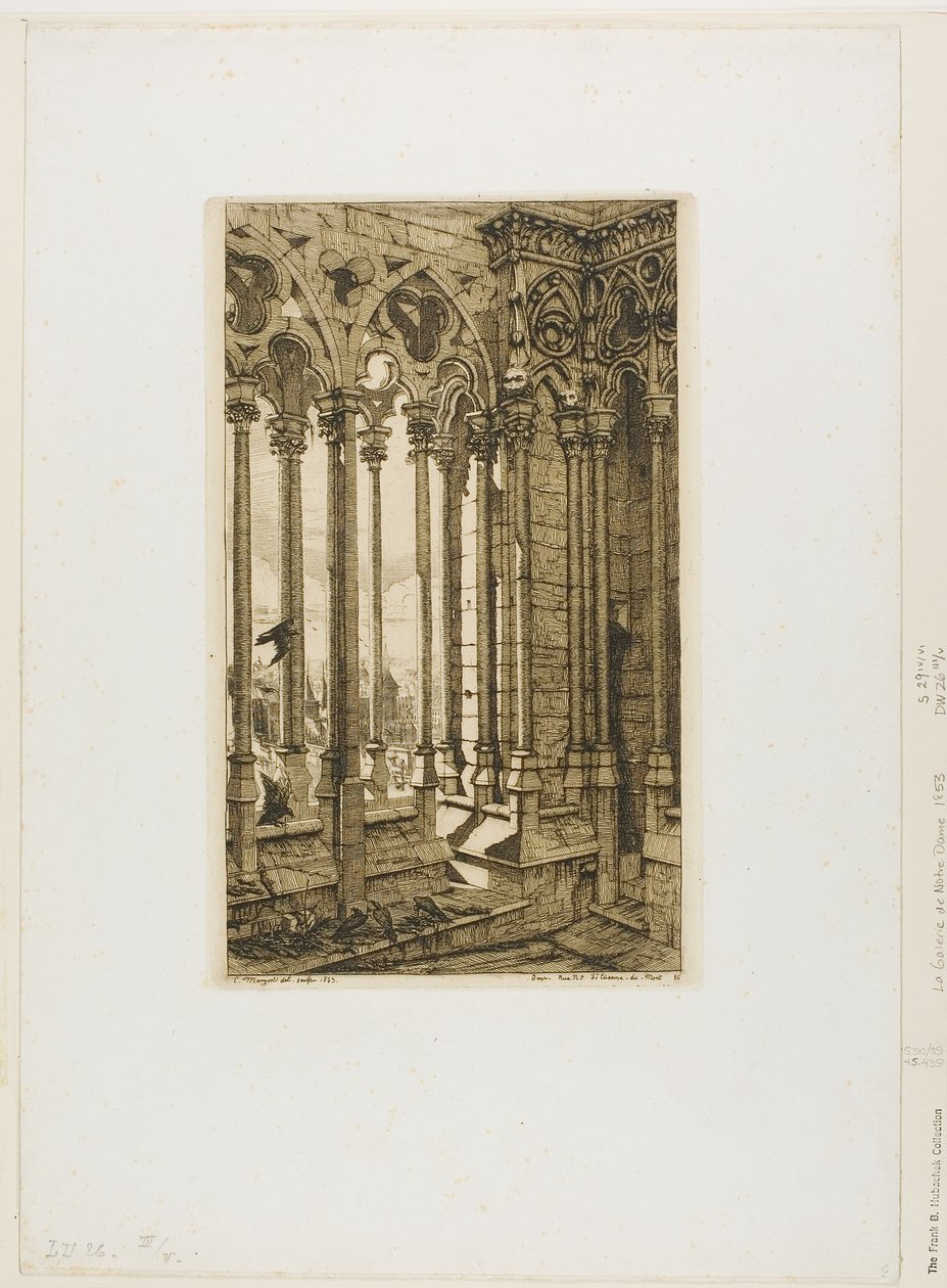 A Notre-Dame Galéria, Párizs alkotó: Charles Meryon
