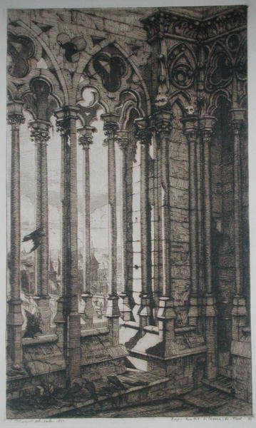 A Notre-Dame Galéria, Párizs alkotó: Charles Meryon