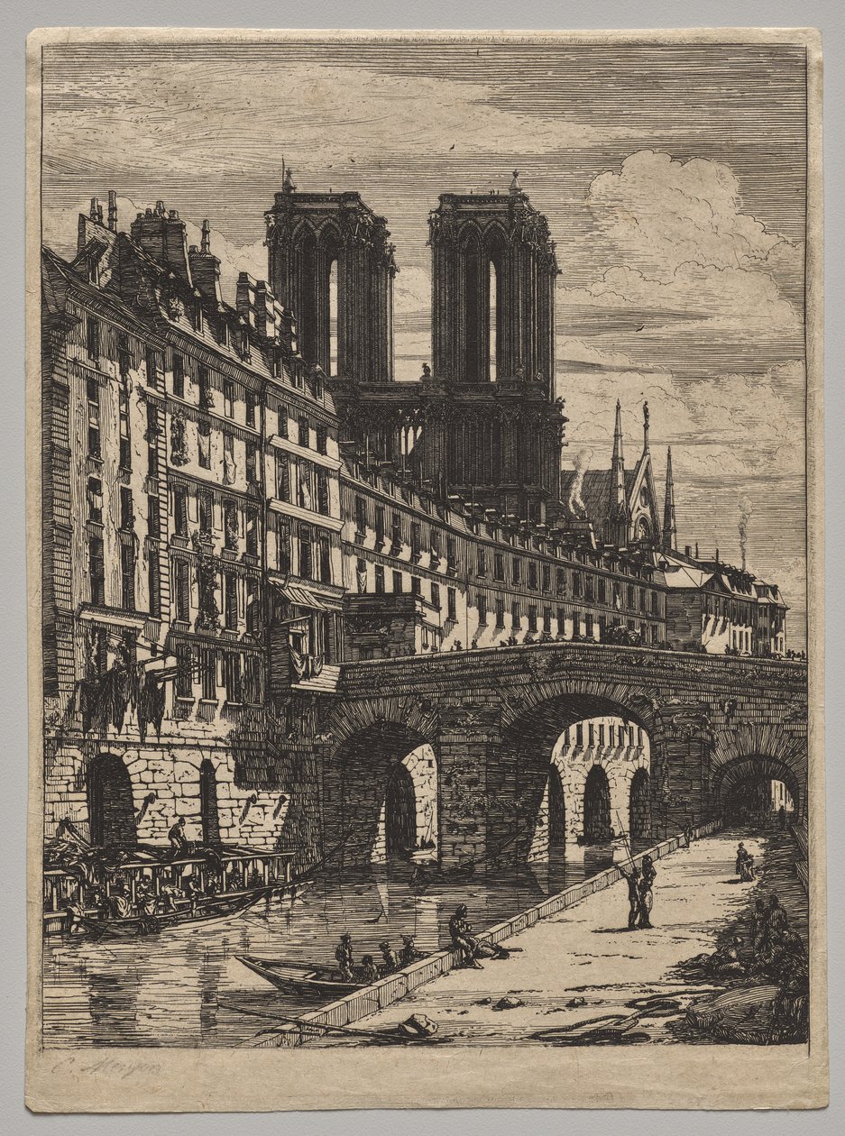 A Petit Pont alkotó: Charles Meryon
