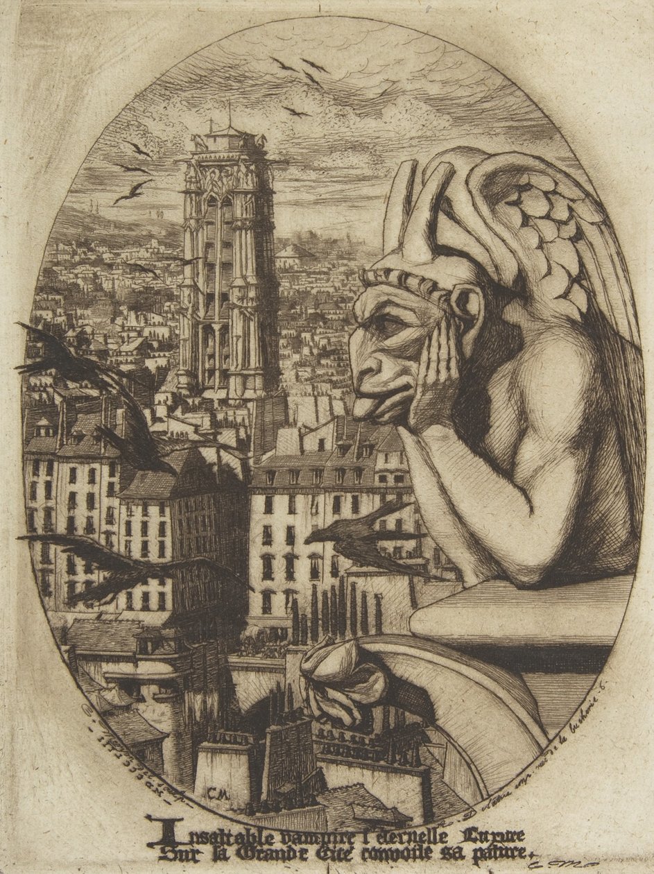 A vámpír, 1853. alkotó: Charles Meryon