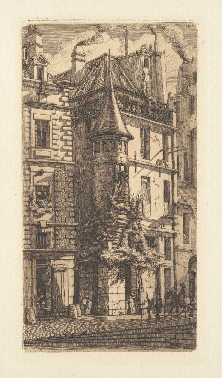Torony, Rue de la Tixeranderie alkotó: Charles Meryon