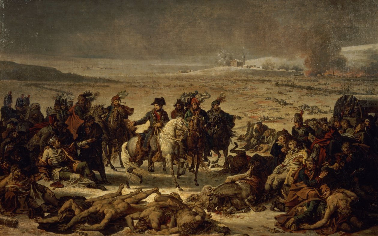 Az eilaui csata után, 1807. február 9. (olaj, vászon) alkotó: Charles Meynier