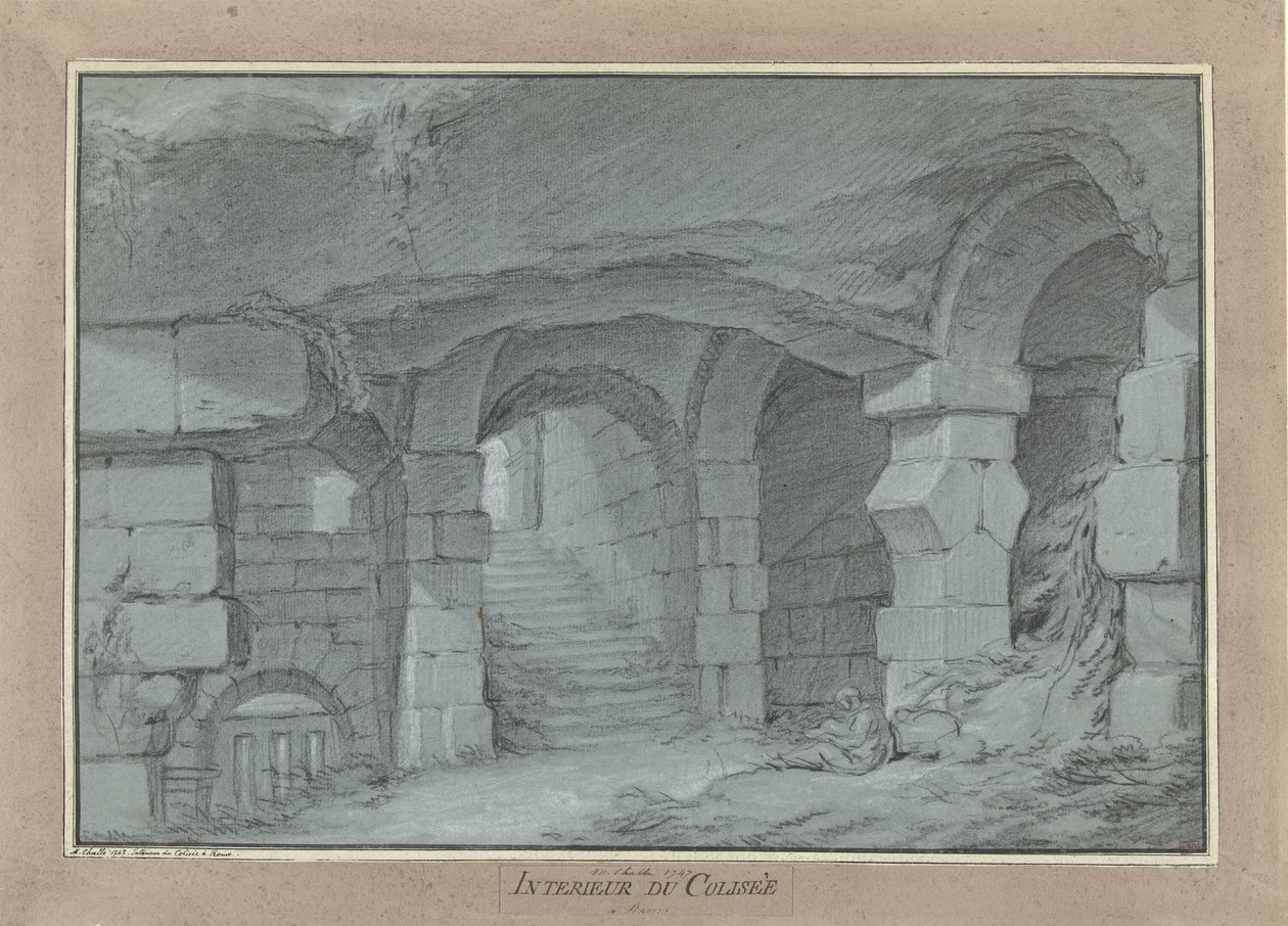 Arc a Colosseumban alkotó: Charles Michel Ange Challe