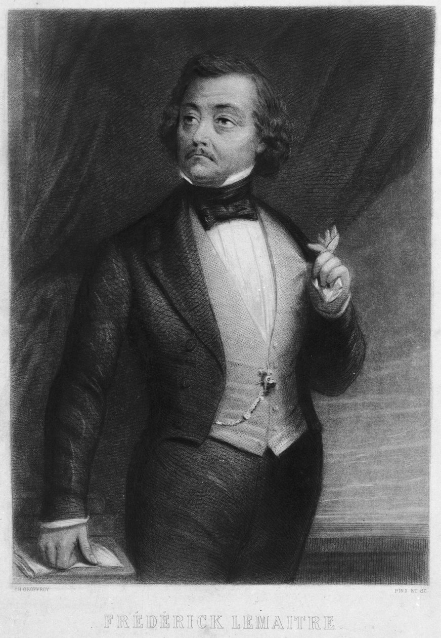 Frédérick Lemaître portréja 1800-1876. alkotó: Charles Michel Geoffroy