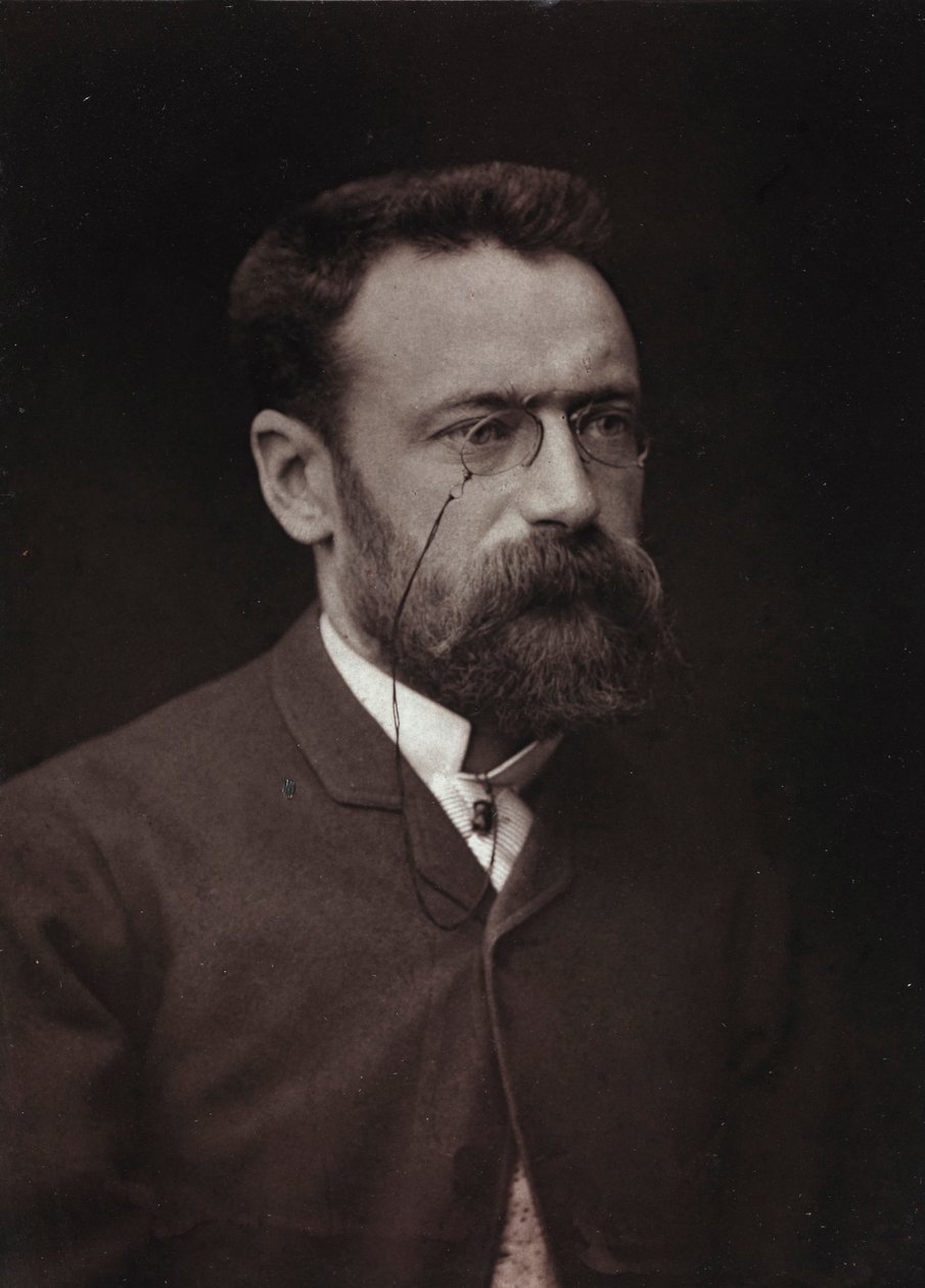 Művészi és életrajzi album, V. évf., Szalon 1885; Paul Tavernier francia festő (1852-1943) portréja alkotó: Charles Michelez