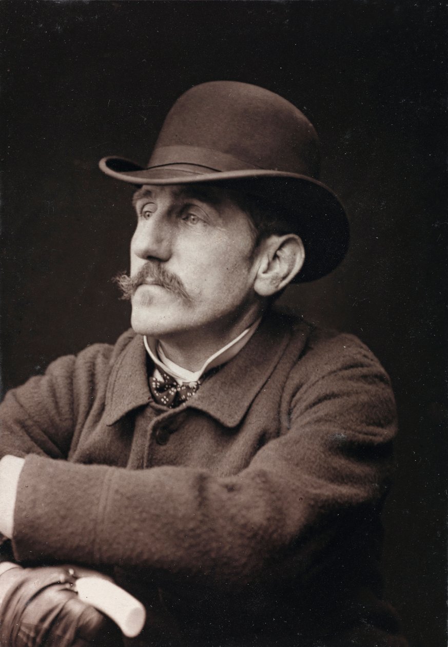 Művészi és életrajzi album, V. évf., Szalon 1885; Georges-Louis Hyon (1855-1901) francia festő portréja alkotó: Charles Michelez