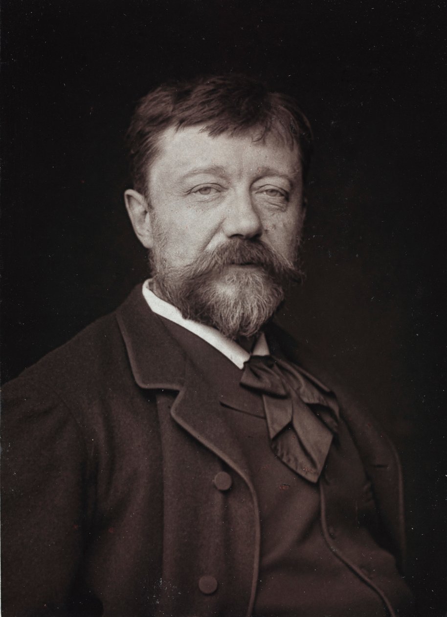 Művészi és életrajzi album, V. évf., Szalon 1885; Casimir Destrem francia festő portréja alkotó: Charles Michelez