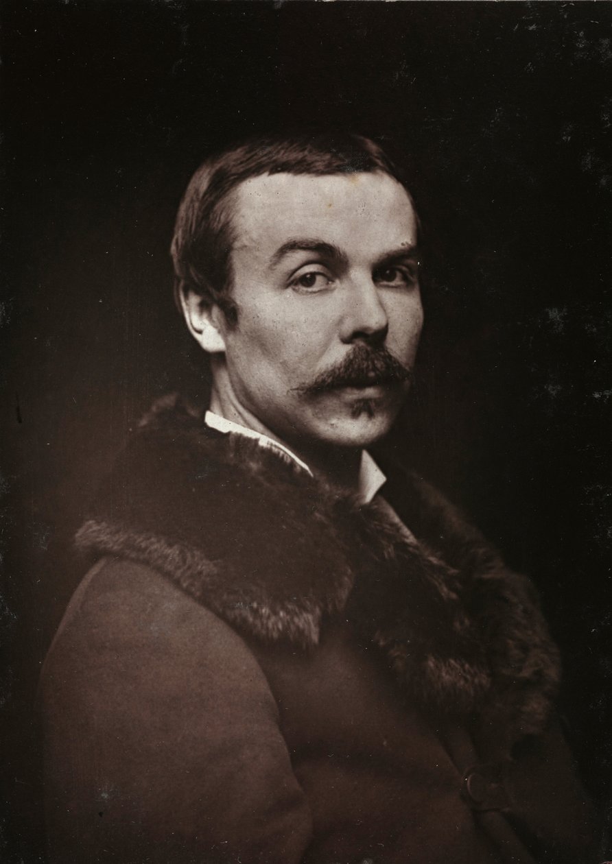 Művészi és életrajzi album, V. évf., Szalon 1885; Albert Bettannier (1851-1932) francia festő portréja alkotó: Charles Michelez