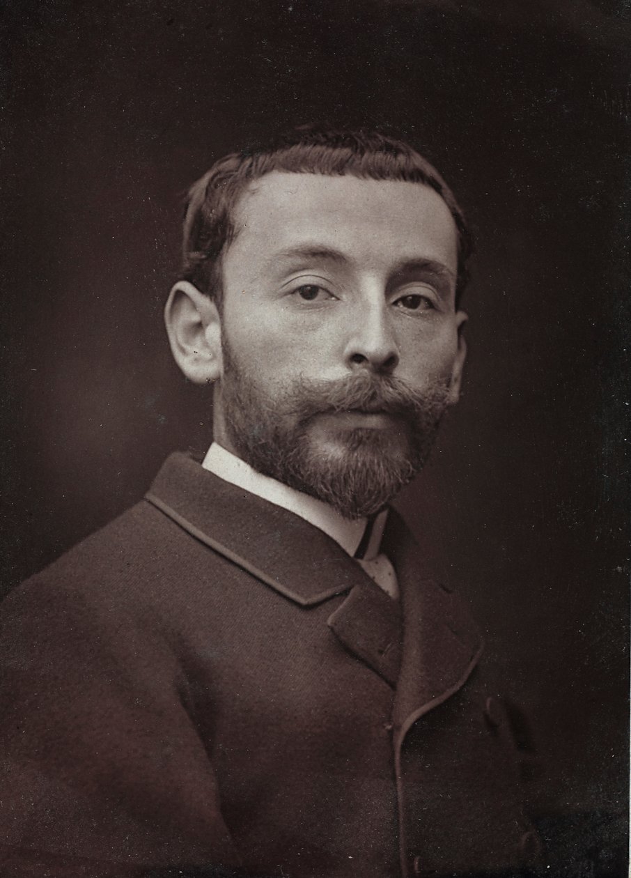 Művészeti és életrajzi album, 6. évf., Szalon 1885; Alexandre Bloch francia festő (1862-1906) portréja alkotó: Charles Michelez