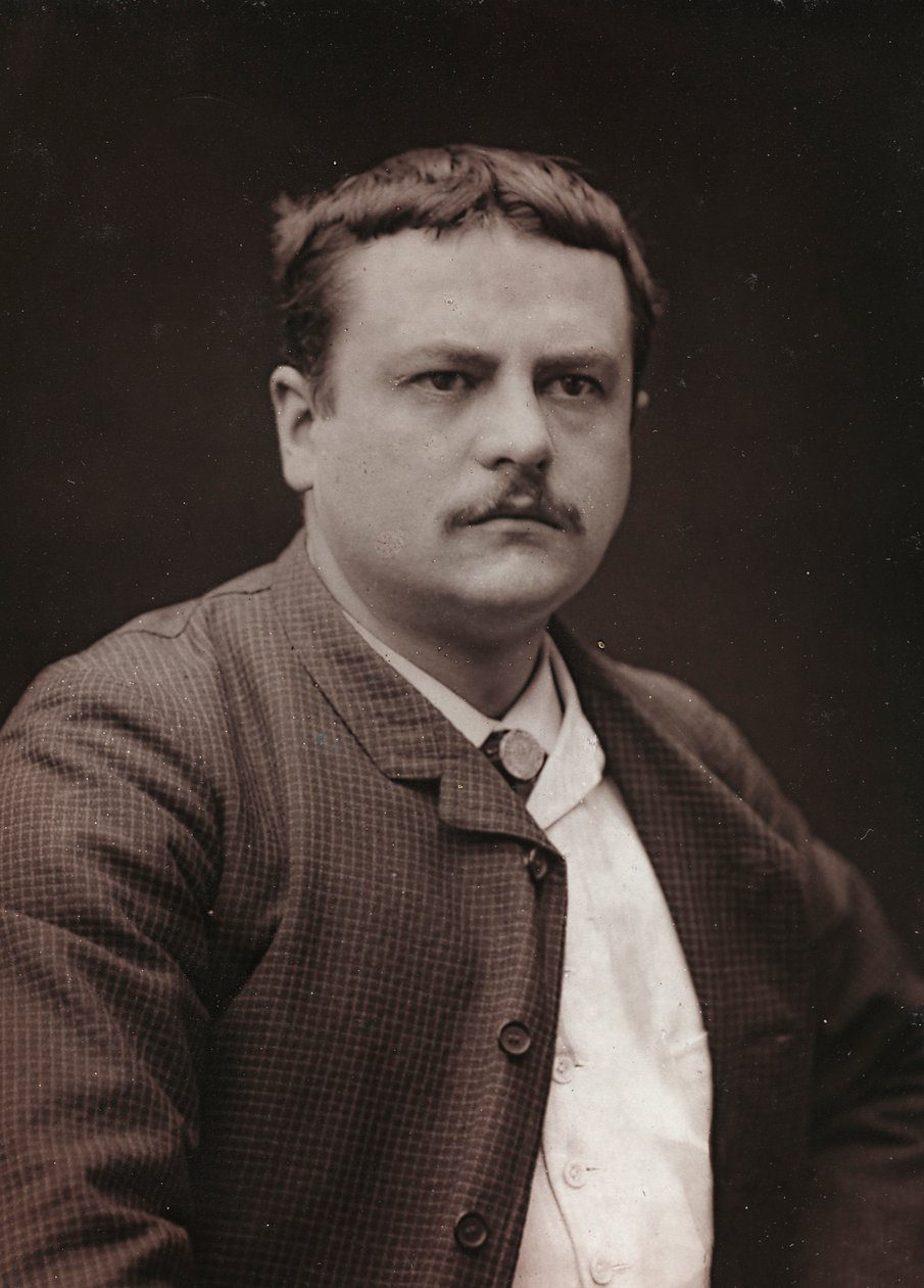 Művészeti és életrajzi album, 6. évf., Szalon 1885; Royer Lionel (1852-1926) francia festő portréja alkotó: Charles Michelez
