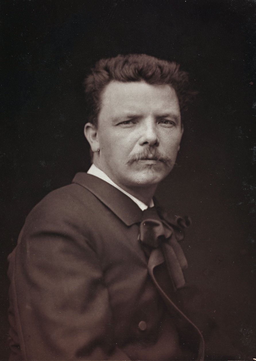 Művészeti és életrajzi album, 6. évf., Szalon 1885; Eugène Carrière (1849-1906) francia festő portréja alkotó: Charles Michelez