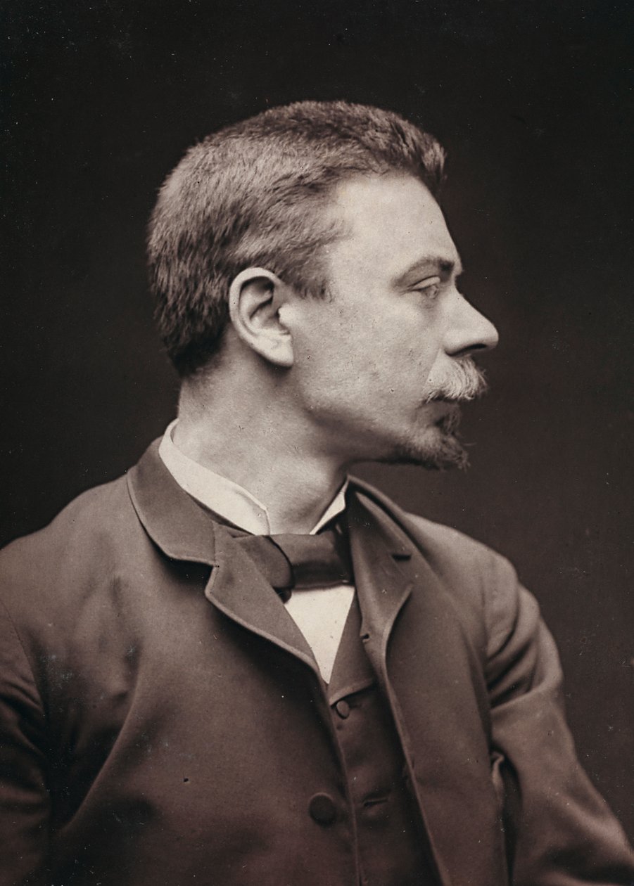 Művészeti és életrajzi album, 6. évf., Szalon 1885; Joseph Paul Meslé francia festő (1855-1929) portréja alkotó: Charles Michelez