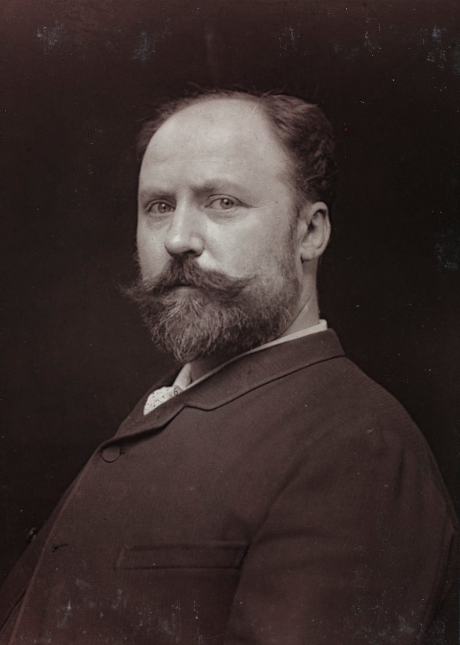Művészeti és életrajzi album, 6. évf., Szalon 1885; Paul Grolleron francia festő (1848-1901) portréja alkotó: Charles Michelez