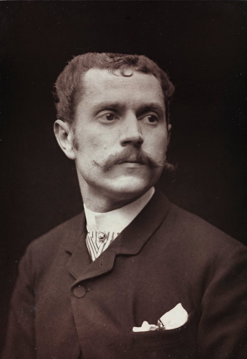 Művészeti és életrajzi album, 6. évf., Szalon 1885; Louis Fernandez Pelez De Cordova művész portréja alkotó: Charles Michelez