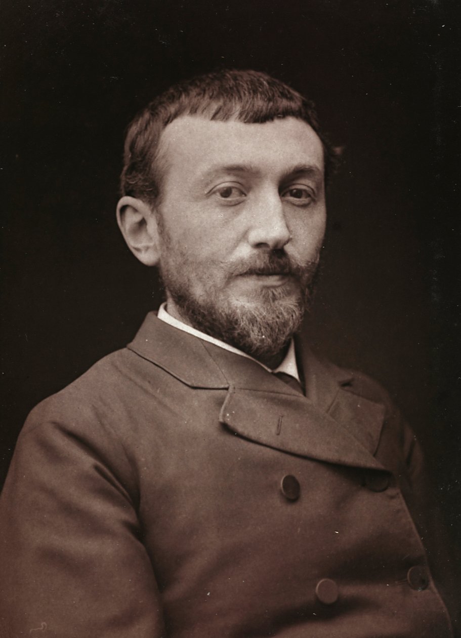 Művészeti és életrajzi album, 6. évf., Szalon 1885; Alfred Henry Bramtot festő portréja alkotó: Charles Michelez