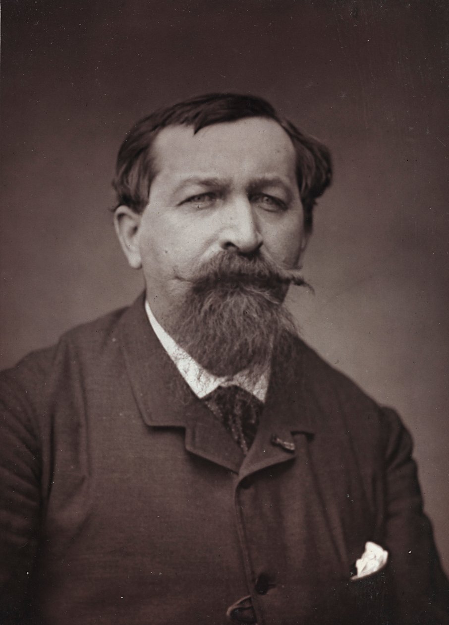 Művészeti és életrajzi album, 6. évf., Szalon 1885; Joseph Emile Gridel festő (1839-1901) portréja alkotó: Charles Michelez