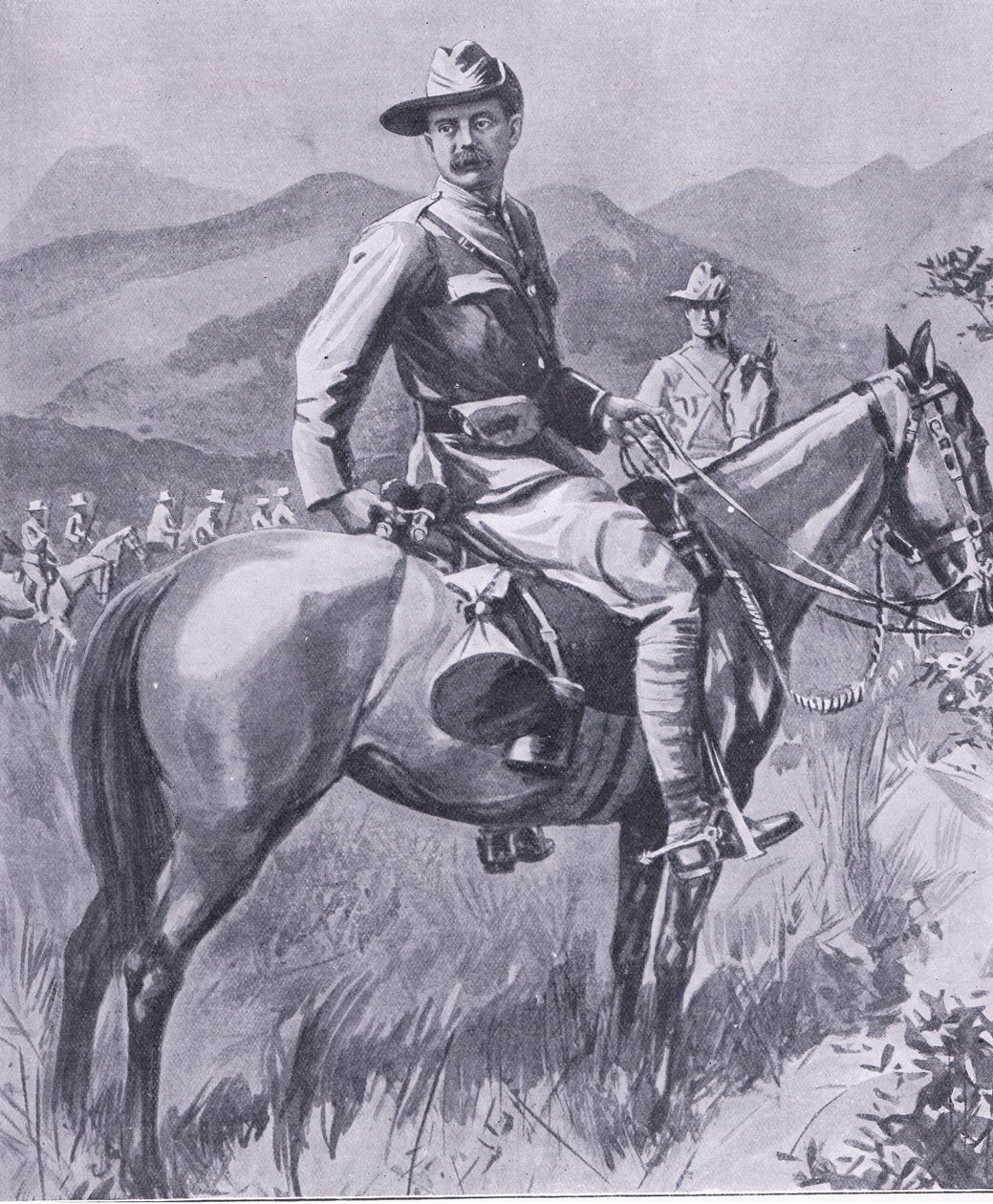 Lumer dandártábornok, az After Pretoria: The Guerilla War című filmből, a Harmsworth Bros Limited, 1901 alkotó: Charles Mills Sheldon