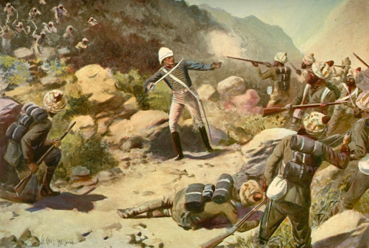 Roberts Rallying the Pioneers Umbeylában, 1901. alkotó: Charles Mills Sheldon