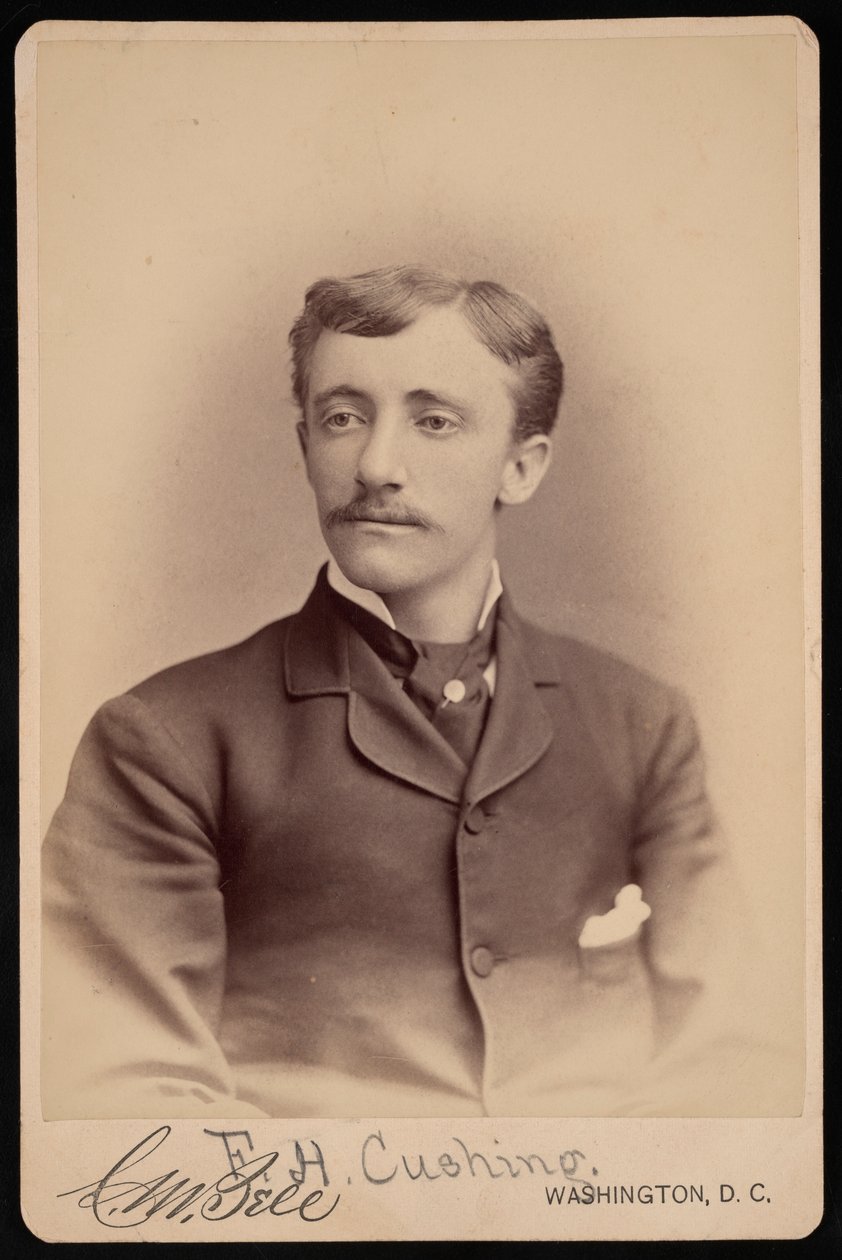 Frank Hamilton Cushing portréja 1857-1900, 1893 előtt. alkotó: Charles Milton Bell