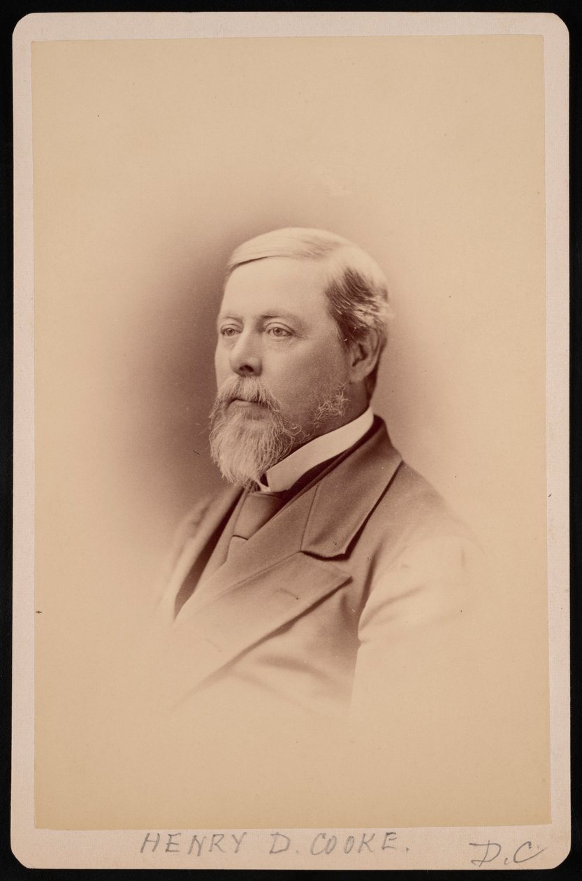 Henry David Cooke portréja 1825-1881, 1881 előtt. alkotó: Charles Milton Bell