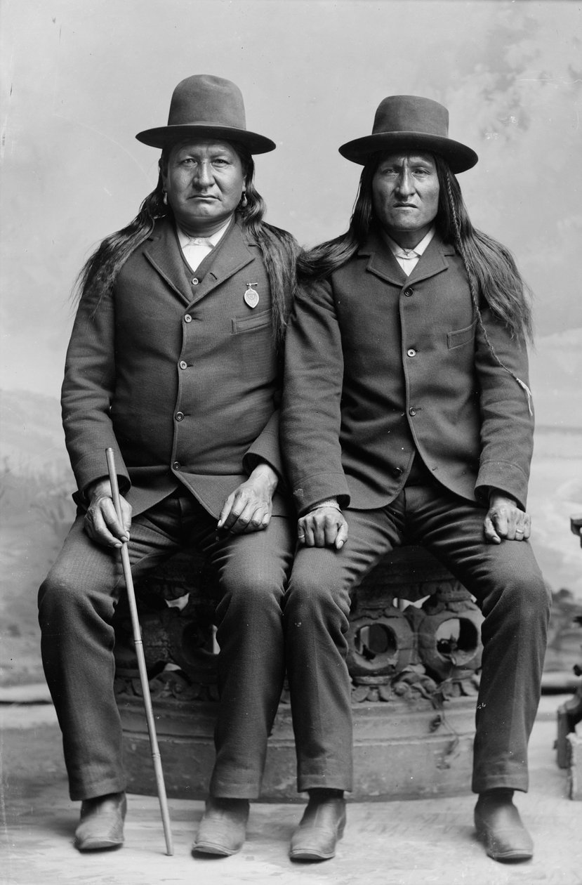 Két hold és amerikai ló, 1889 körül alkotó: Charles Milton Bell