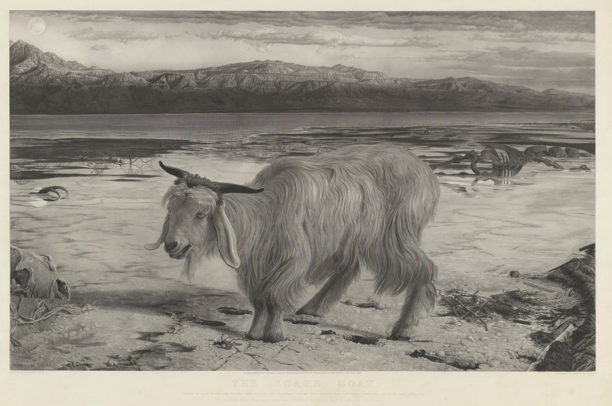 A Bűnbak alkotó: Charles Mottram after William Holman Hunt