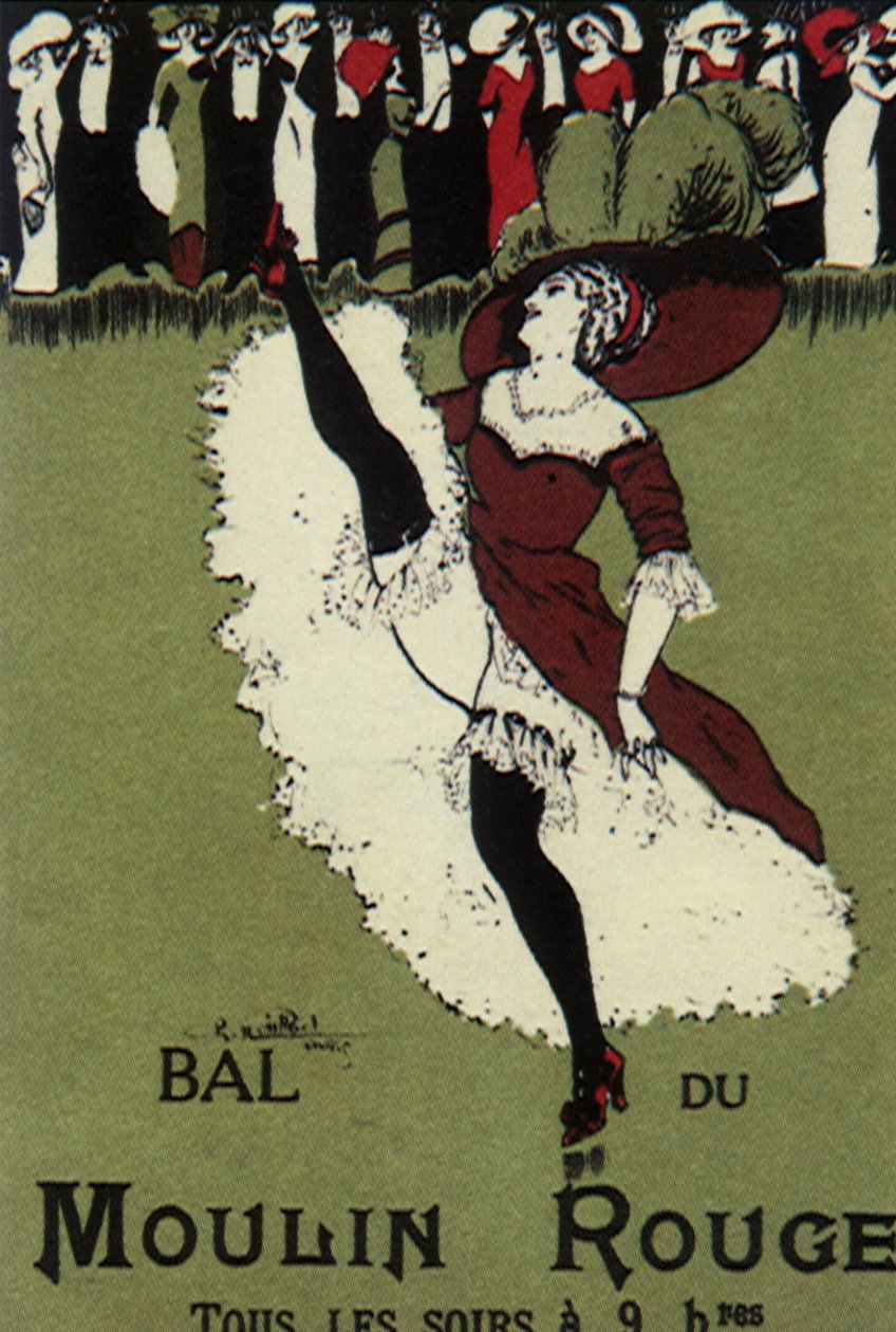 Moulin Rouge Ball (színes litho) alkotó: Charles Naillod