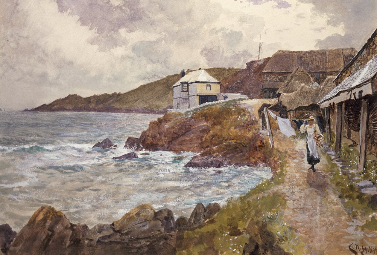 Tengerparti jelenet alkotó: Charles Napier Hemy